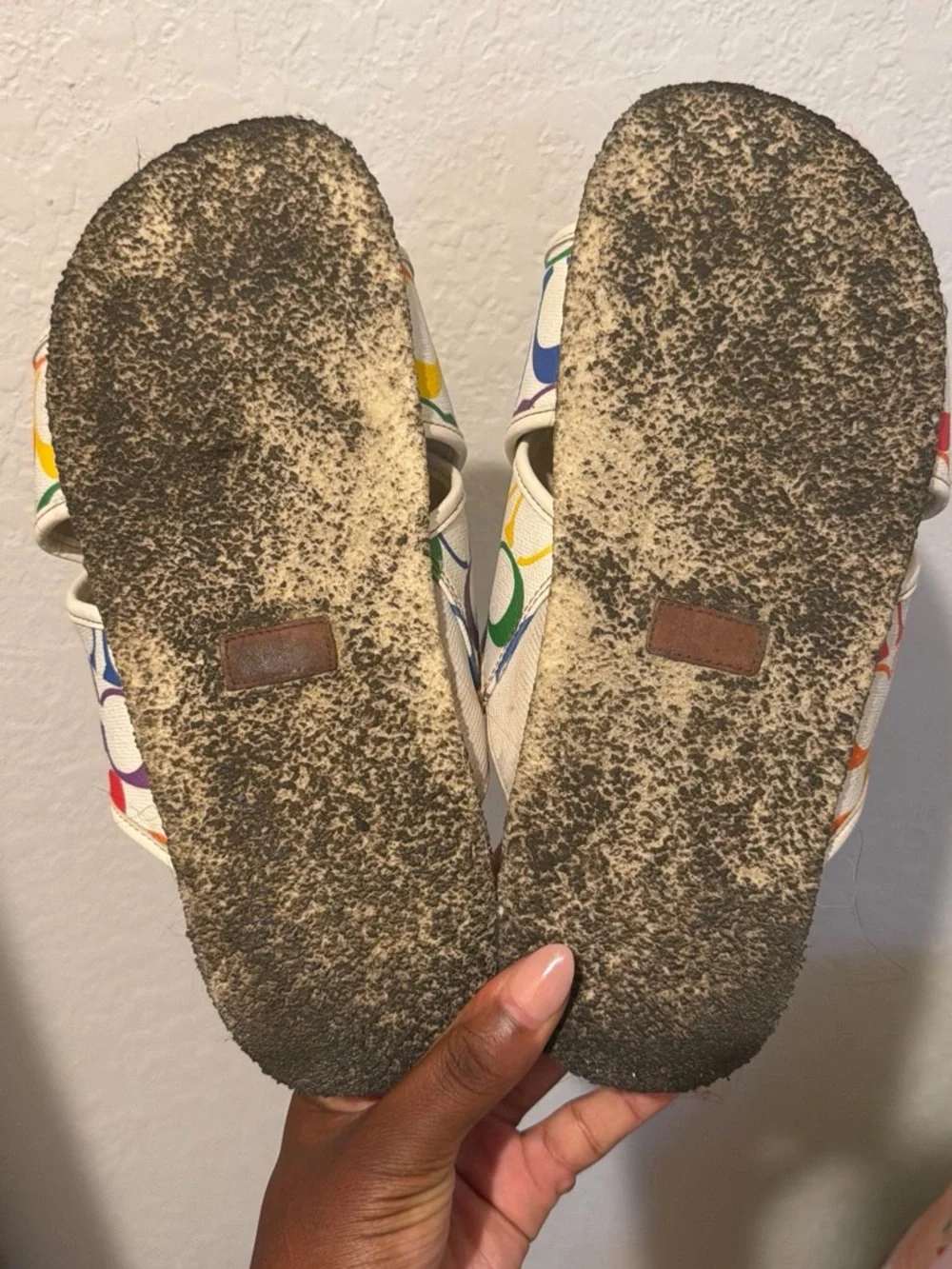 Coach slide sandals